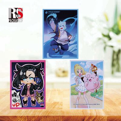 Buy Holographic Mtg Anime Card Holder Card Custom Protective Cover Matte Yugioh Card Holder online manufacture
