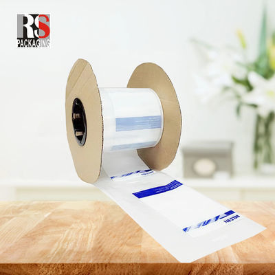 Custom Printed LDPE Plastic Fan-Folded Perforated Pre-Opened On A Roll Poly Auto Bag