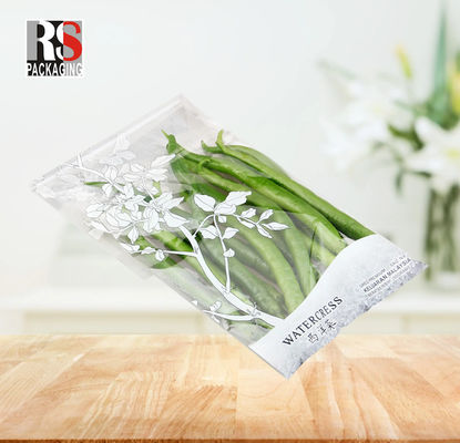 Clear Micro Perforated Fresh Vegetable Packaging Bag Food Preservation And Storage Usage