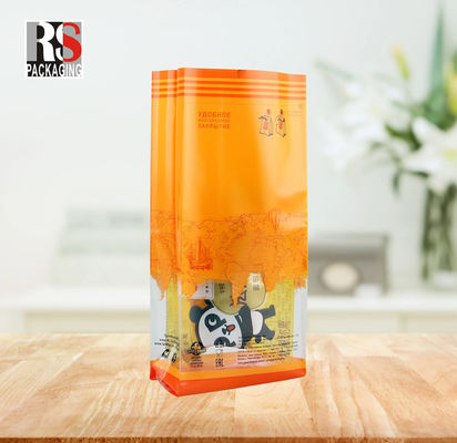 Customized High Transparent Snack Candy Square Bottom Bag Surface Exquisite Printing